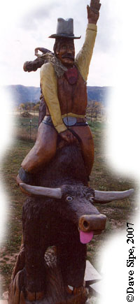 Bull Rider Sculpture
